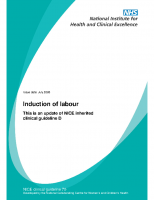 Guía NICE. Induction of labour. 2008