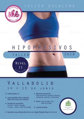 Cartel Taller Hipopresivos 2018